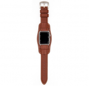 Изображение Коричневый кожаный ремешок для Apple Watch 42/44 mm Kajsa Retro Collection