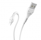 Изображение Кабель USB/Lightning Hoco X37 1m Anti-Bending White