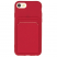 Цвет изображения Чехол для iPhone 7/8/SE с отделением для карт Card Case красный