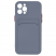 Цвет изображения Чехол для iPhone 12 Pro с отделением для карт Card Case лавандовый/красные кнопки